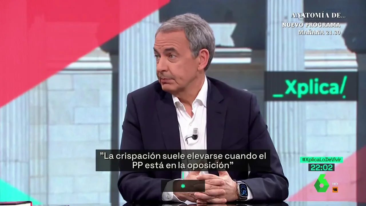 Zapatero en laSexta Xplica