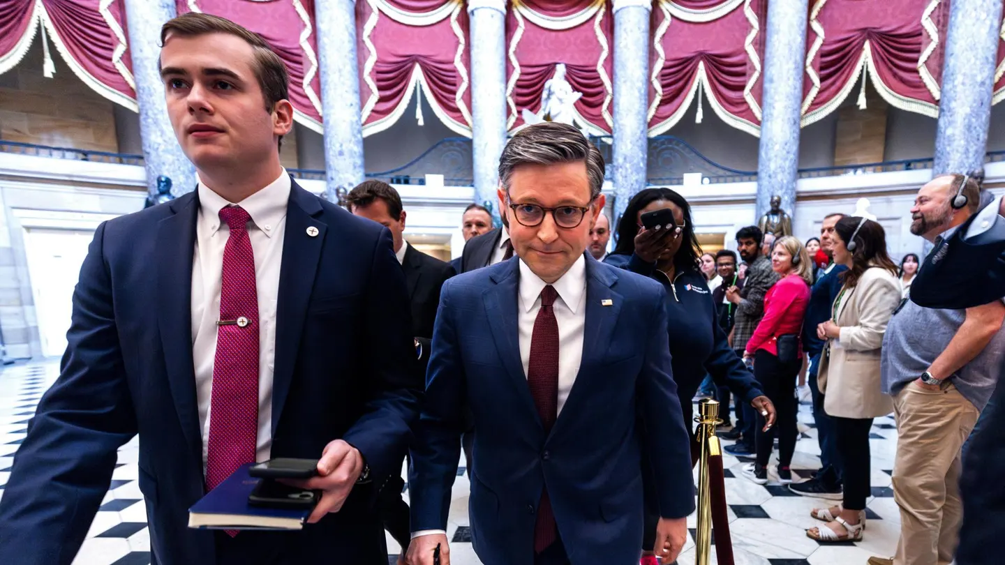 El presidente de la Cámara de Representantes de Estados Unidos, Mike Johnson El presidente de la Cámara de Representantes de Estados Unidos, Mike Johnson