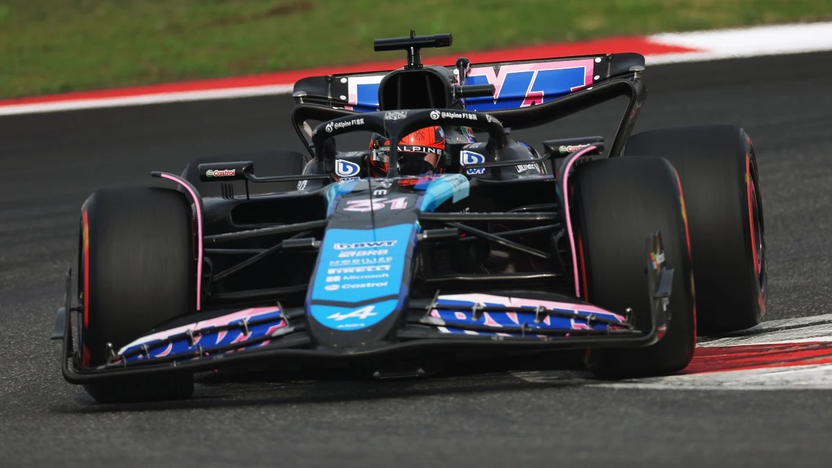 Esteban Ocon, en el Alpine