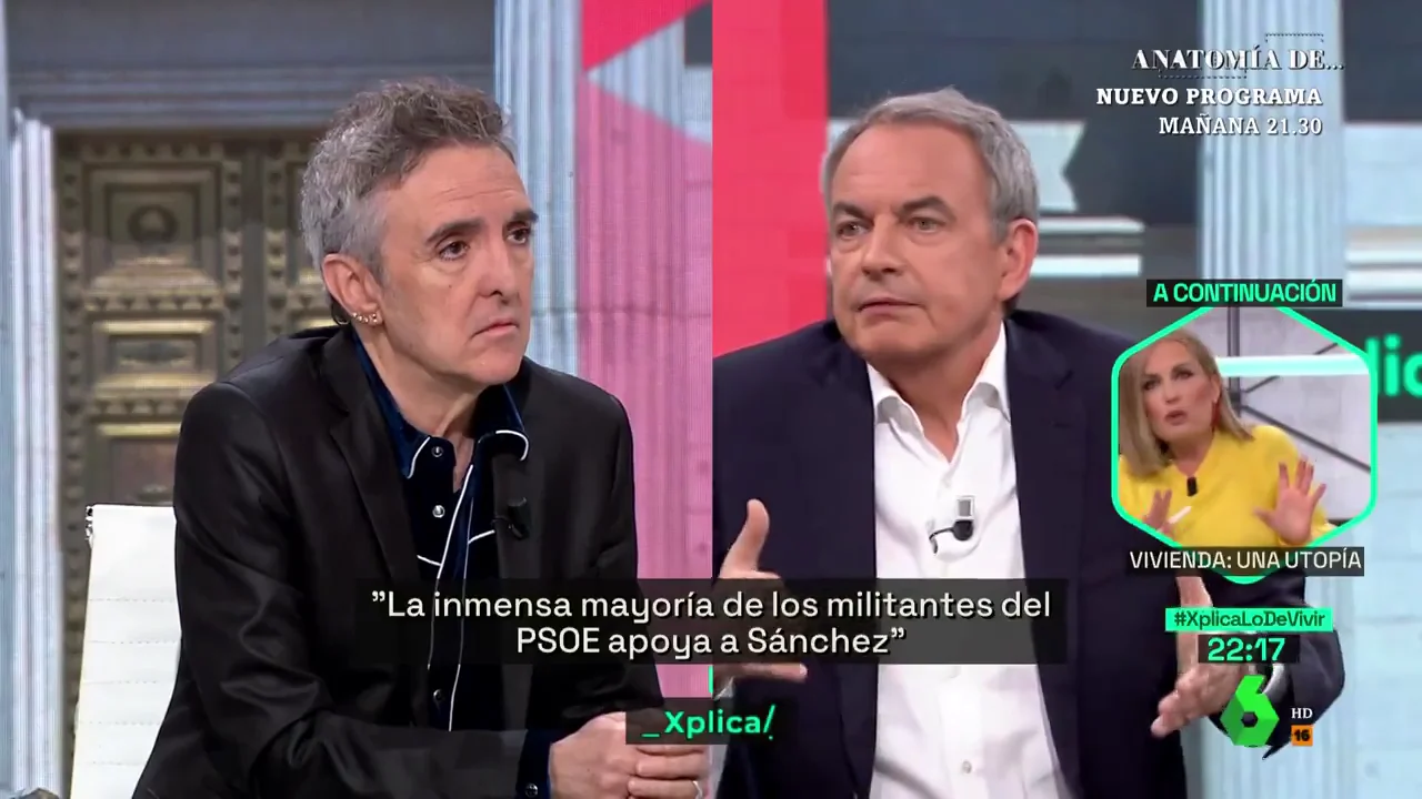 Zapatero en laSexta Xplica