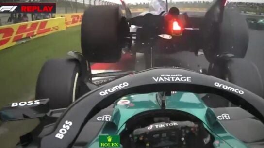 Accidente Lance Stroll en China