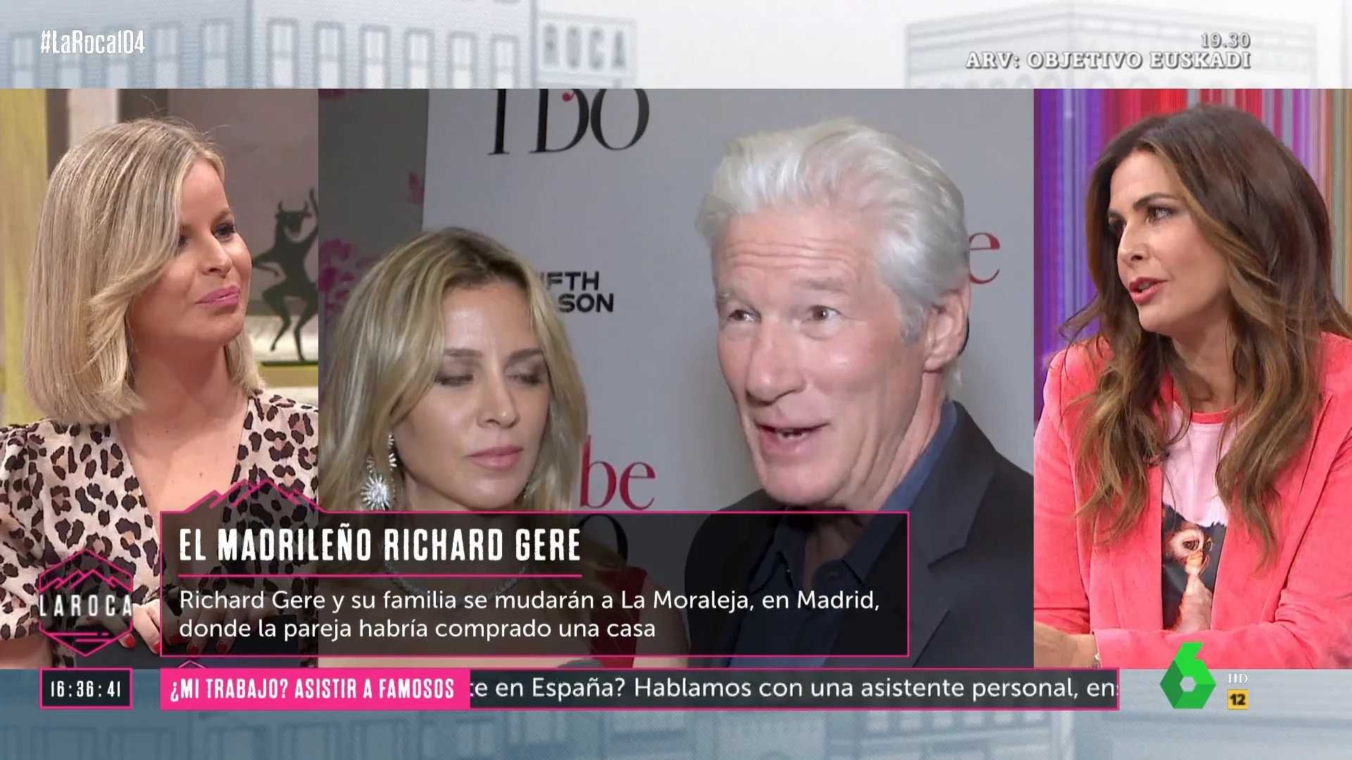 LA ROCA_El plan de Nuria Roca para encontrarse con Richard Gere: "Voy a ir a comprar el pan a su urbanización"