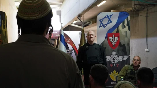 Imagen de archivo del ministro de Defensa israelí, Yoav Gallant. Imagen de archivo del ministro de Defensa israelí, Yoav Gallant.