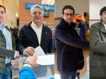 Los candidatos de PNV, PP, EH Bildu y PSE a las elecciones vascas