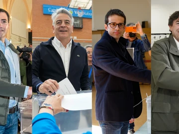 Los candidatos de PNV, PP, EH Bildu y PSE a las elecciones vascas Los candidatos de PNV, PP, EH Bildu y PSE a las elecciones vascas