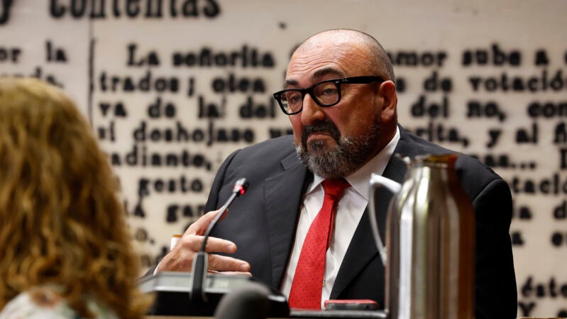 Koldo García, durante su comparecencia en el Senado