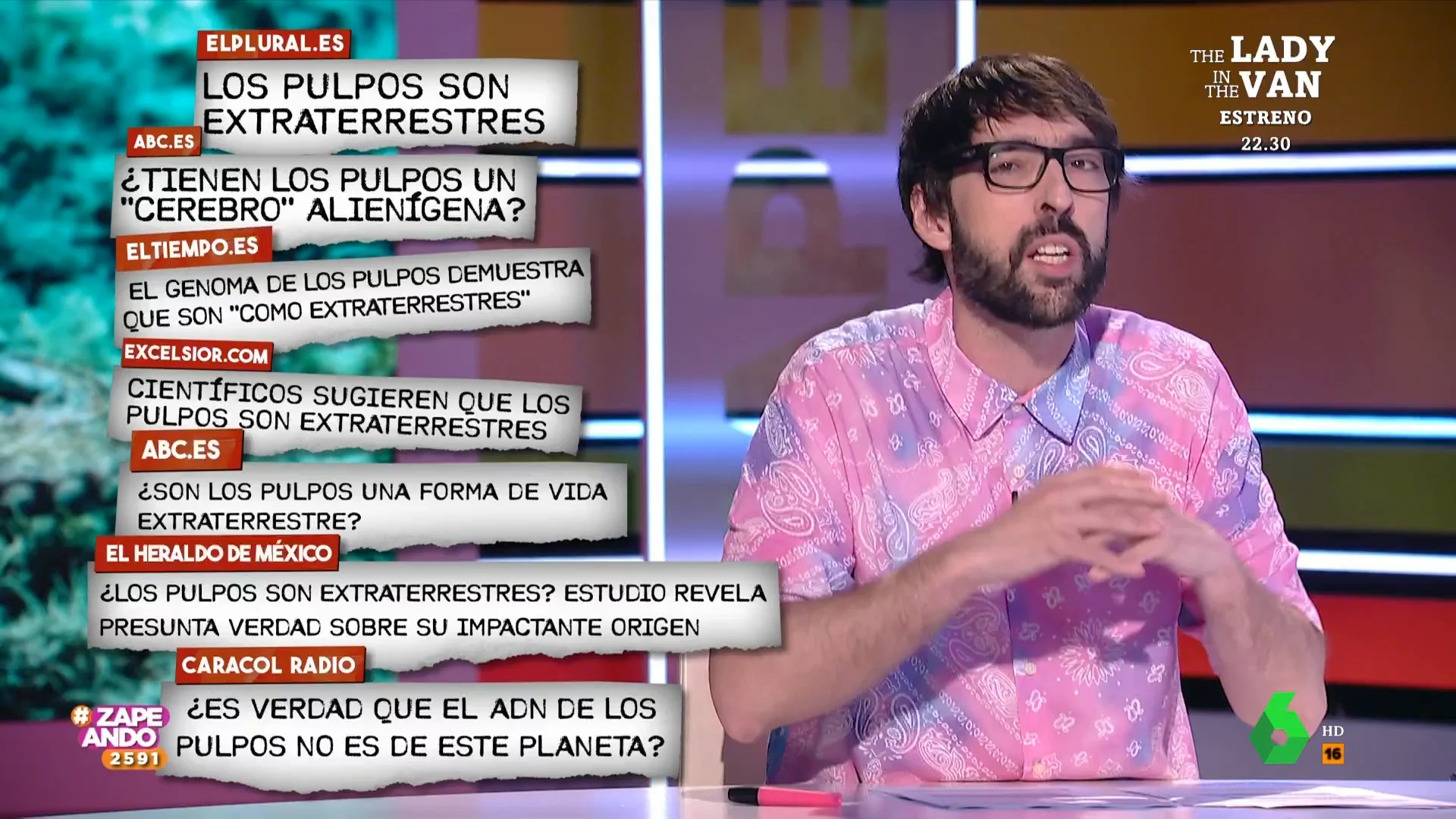 Quique Peinado alucina con el método de apareamiento de los pulpos: "Como uno de Amazon que te deja un paquete..."