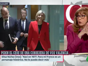 ) Angélica Rubio, tras las palabras de la consejera de Valencia sobre Franco: &quot;El problema no es Vox es el PP que ha consentido que se aprueben leyes infames&quot;