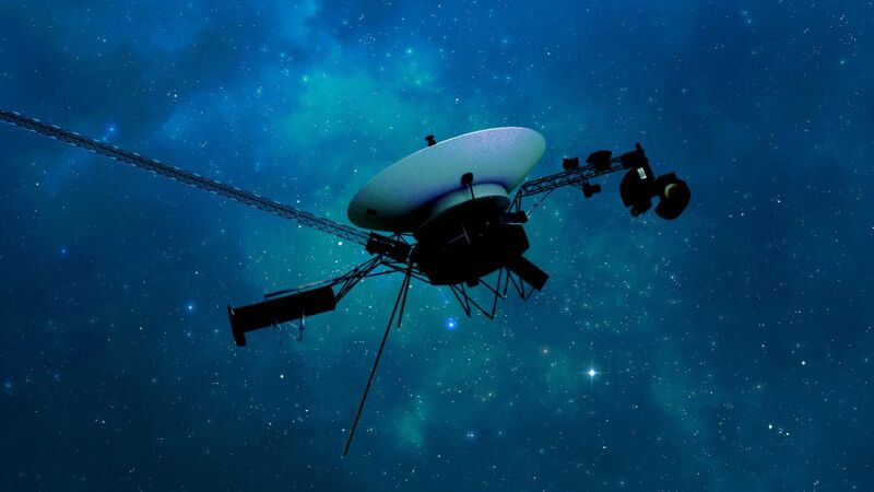 La nave espacial Voyager 1.