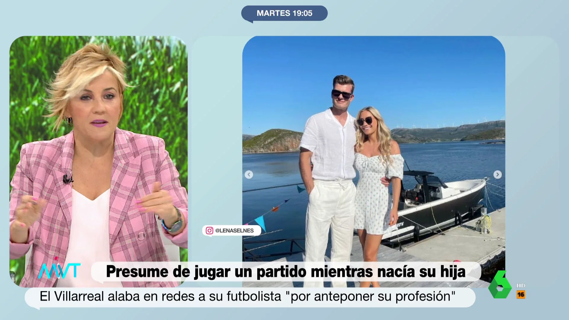 "¿Tenemos que fiscalizar a todo el mundo que hace algo diferente? ¿Nos parece bien el comportamiento del club?", se pregunta en este vídeo Cristina Pardo sobre la decisión de Sorloth de jugar con el Villarreal mientras su pareja daba a luz.