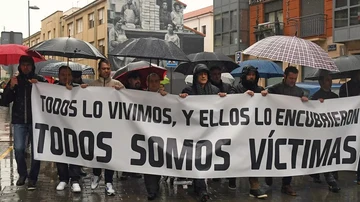 Concentración en Astorga (León) por los casos de abusos sexuales