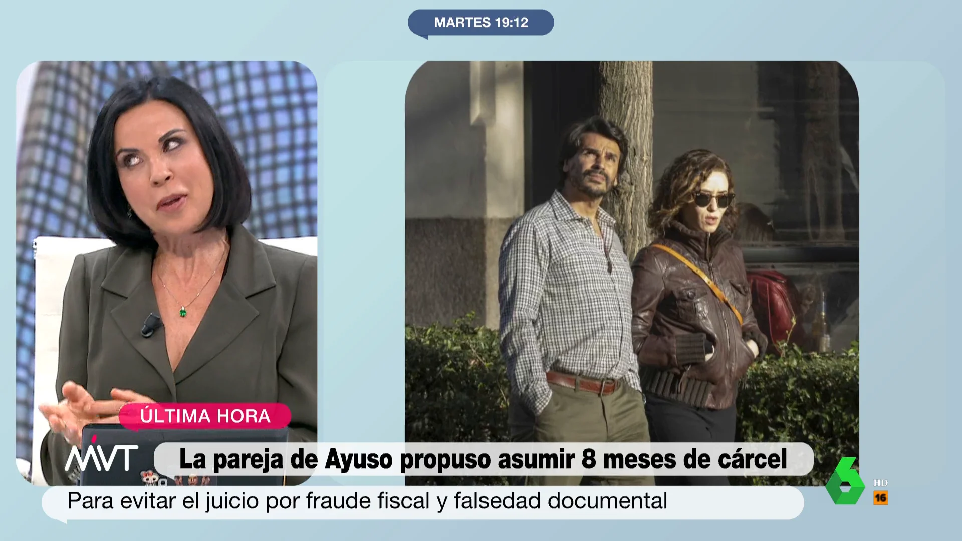 En este vídeo, Más Vale Tarde analiza con Alfonso Pérez Medina y Beatriz de Vicente la noticia de que el novio de Isabel Díaz Ayuso habría propuesto admitir 8 meses de cárcel y el pago de 525.000 euros para evitar el juicio.