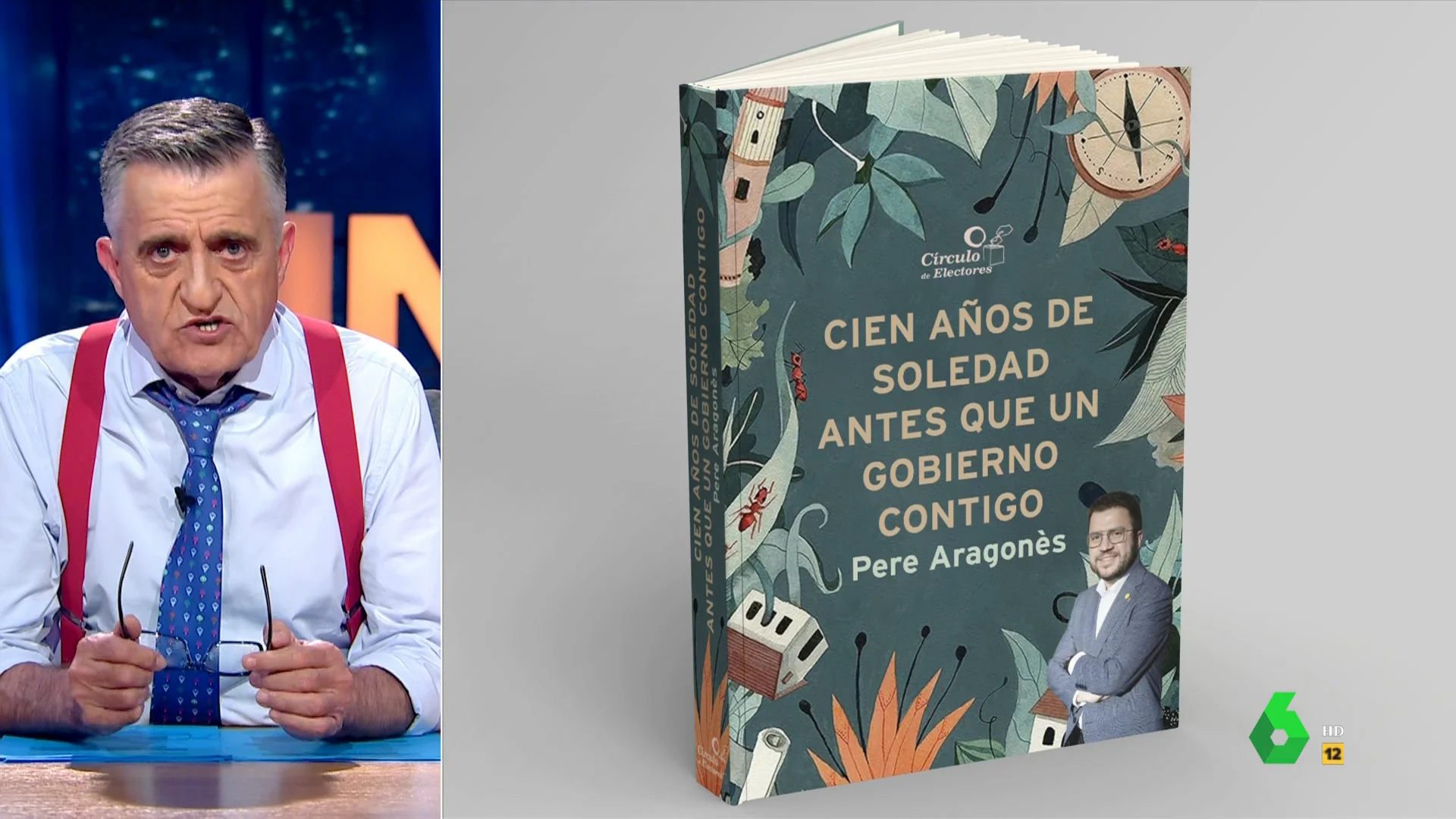 De 'El hombre soso de la rosa' a 'La liada': Wyoming repasa las últimas novedades literarias de la actualidad política