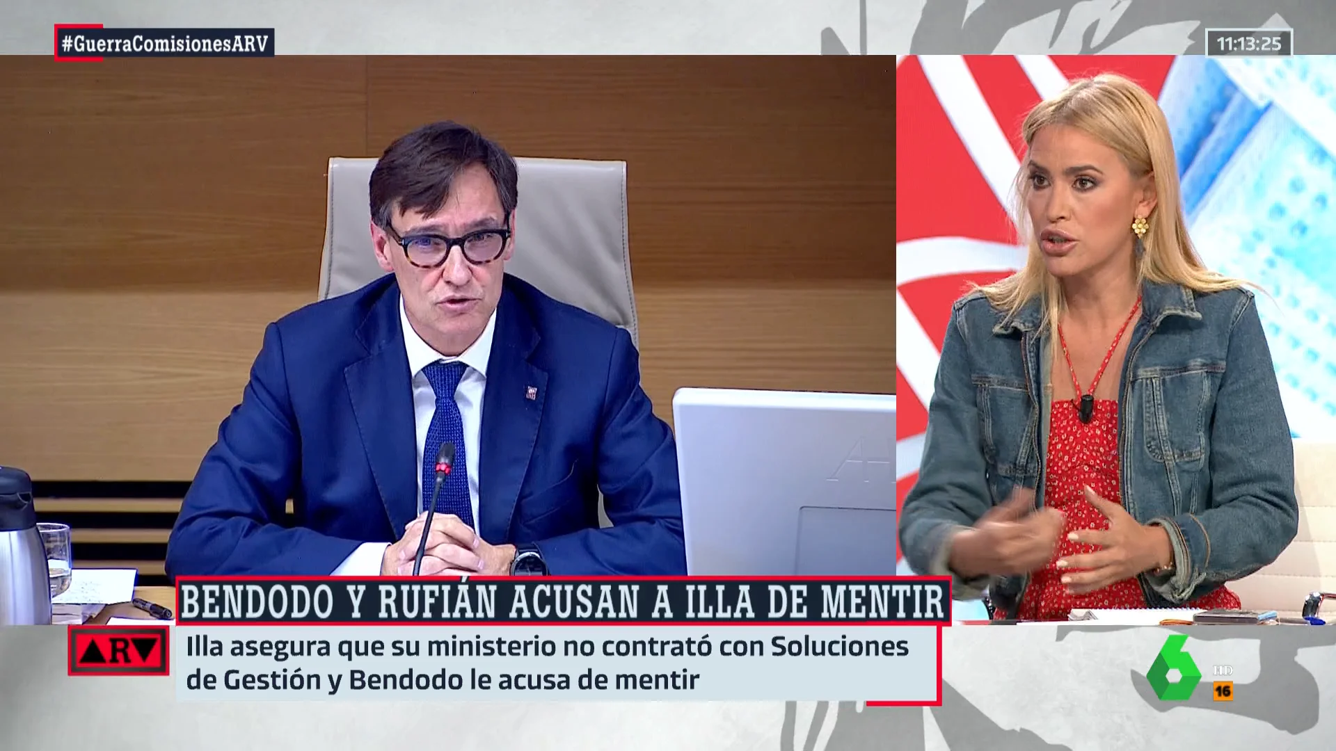 ARV- Afra Blanco, tras la comparecencia de Illa por el 'caso Koldo': "La noticia es que no hay noticia" ARV- Afra Blanco, tras la comparecencia de Illa por el 'caso Koldo': "La noticia es que no hay noticia"