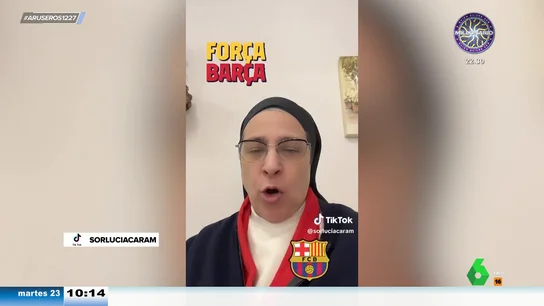 Sor Lucía carga contra los árbitros del Madrid-Barça: "Quieren ser sordos, ciegos y mudos y en realidad, son tontos" Sor Lucía carga contra los árbitros del Madrid-Barça: "Quieren ser sordos, ciegos y mudos y en realidad, son tontos"