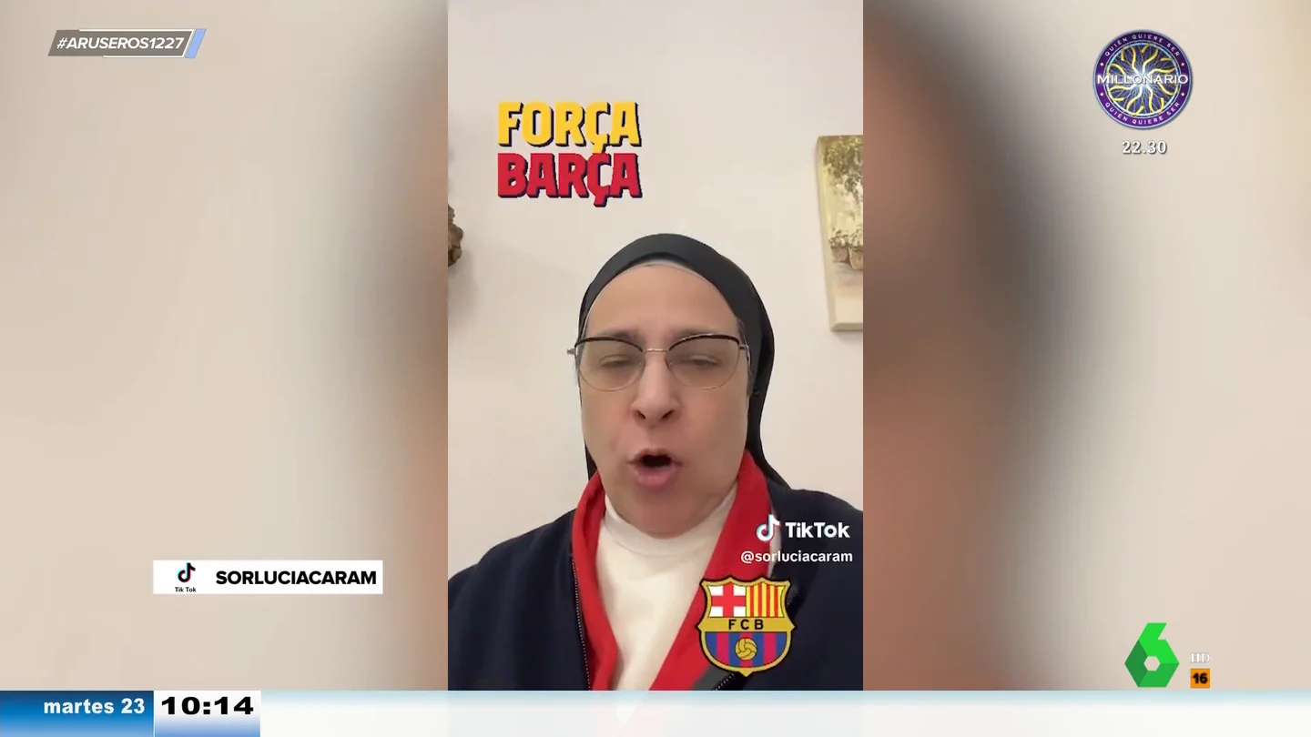 Sor Lucía carga contra los árbitros del Madrid-Barça: "Quieren ser sordos, ciegos y mudos y en realidad, son tontos" Sor Lucía carga contra los árbitros del Madrid-Barça: "Quieren ser sordos, ciegos y mudos y en realidad, son tontos"