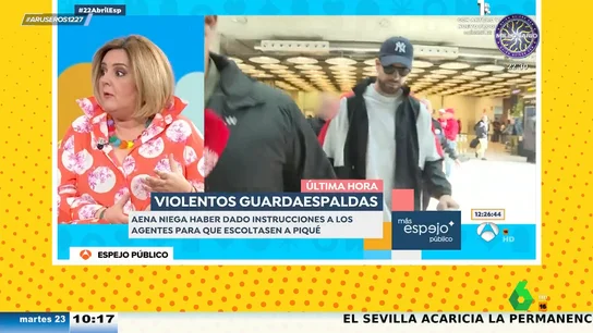 El 'dardo' de Pilar Vidal a Gerard Piqué sobre los periodistas en el aeropuerto: "Si los quieres evitar pagas el servicio Premium" El 'dardo' de Pilar Vidal a Gerard Piqué sobre los periodistas en el aeropuerto: "Si los quieres evitar pagas el servicio Premium"