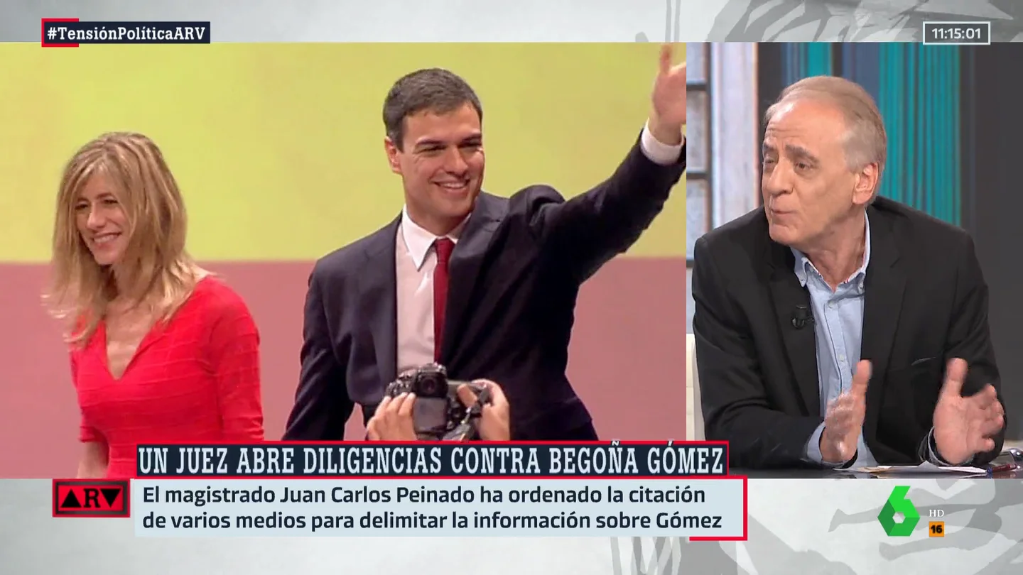 ARV- Cembrero, sobre la investigación a Begoña Gómez: "Nadie ve delito por parte de la esposa del presidente del Gobierno" ARV- Cembrero, sobre la investigación a Begoña Gómez: "Nadie ve delito por parte de la esposa del presidente del Gobierno"