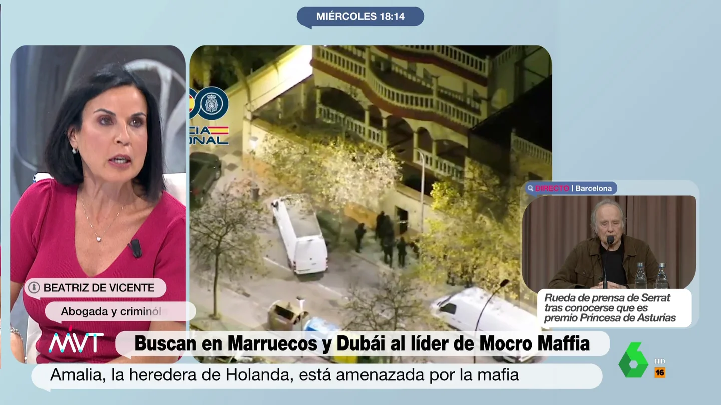 Bea de Vicente alerta sobre "lo peligrosa que es" la 'Mocro Maffia' "No soy capaz de contestar cuáles son los motivos por los que está en libertad, pero es un escándalo", afirma Beatriz de Vicente sobre la huida del líder de la 'Mocro Maffia', de la que en este vídeo analiza su lado más peligroso.
