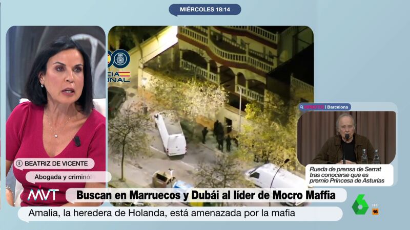 Bea de Vicente alerta sobre "lo peligrosa que es" la 'Mocro Maffia'