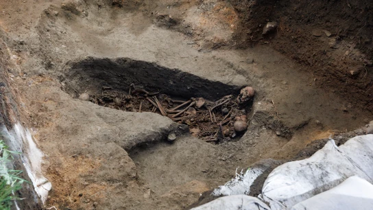 Una fosa del Barranco de Víznar en Granada Una fosa del Barranco de Víznar en Granada