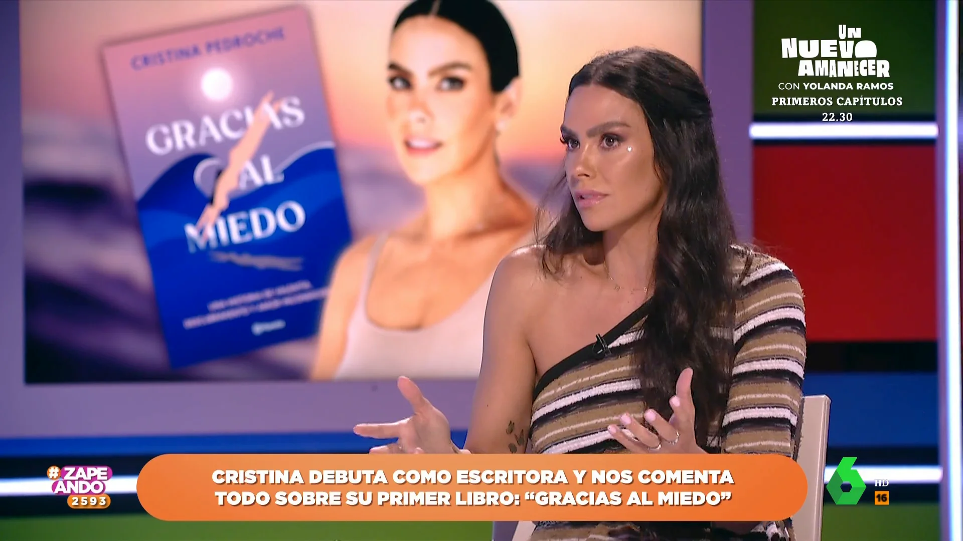 Cristina Pedroche presenta su primer libro en Zapeando: "Es la primera vez que me desnudo entera" 