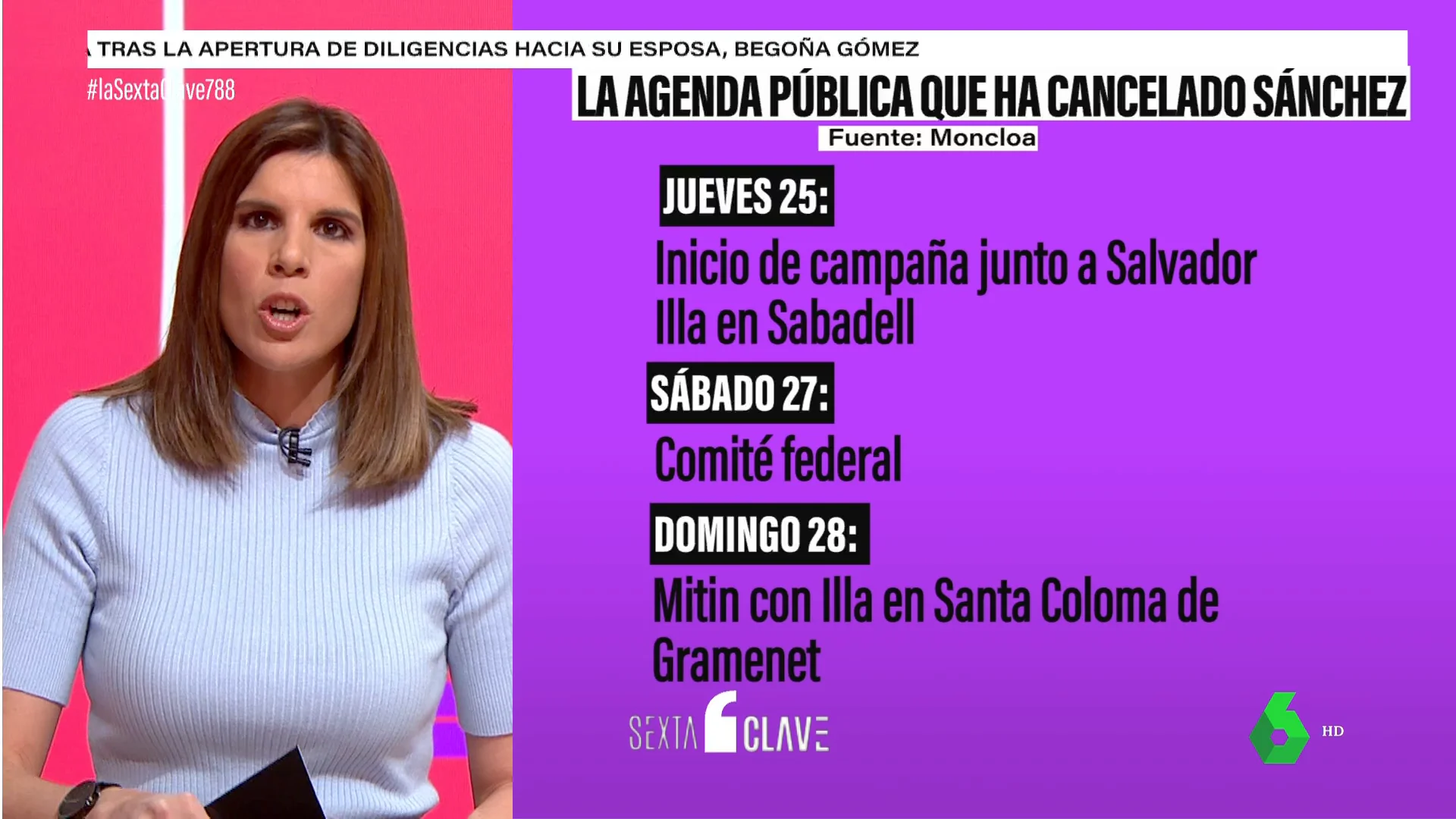 agenda sanchez