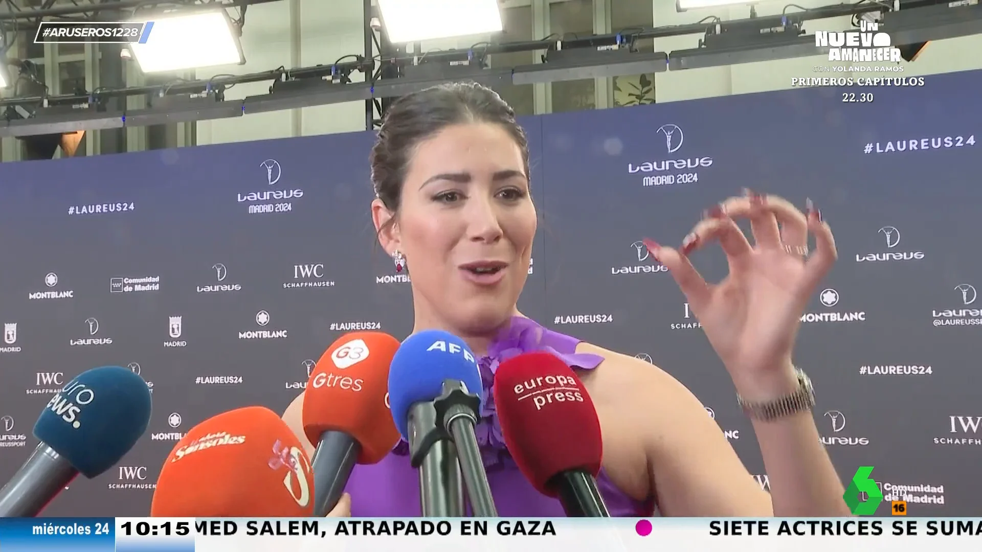 Garbiñe Muguruza responde así a los que la critican por subir de peso: "Quiero vivir la vida y disfrutarla"