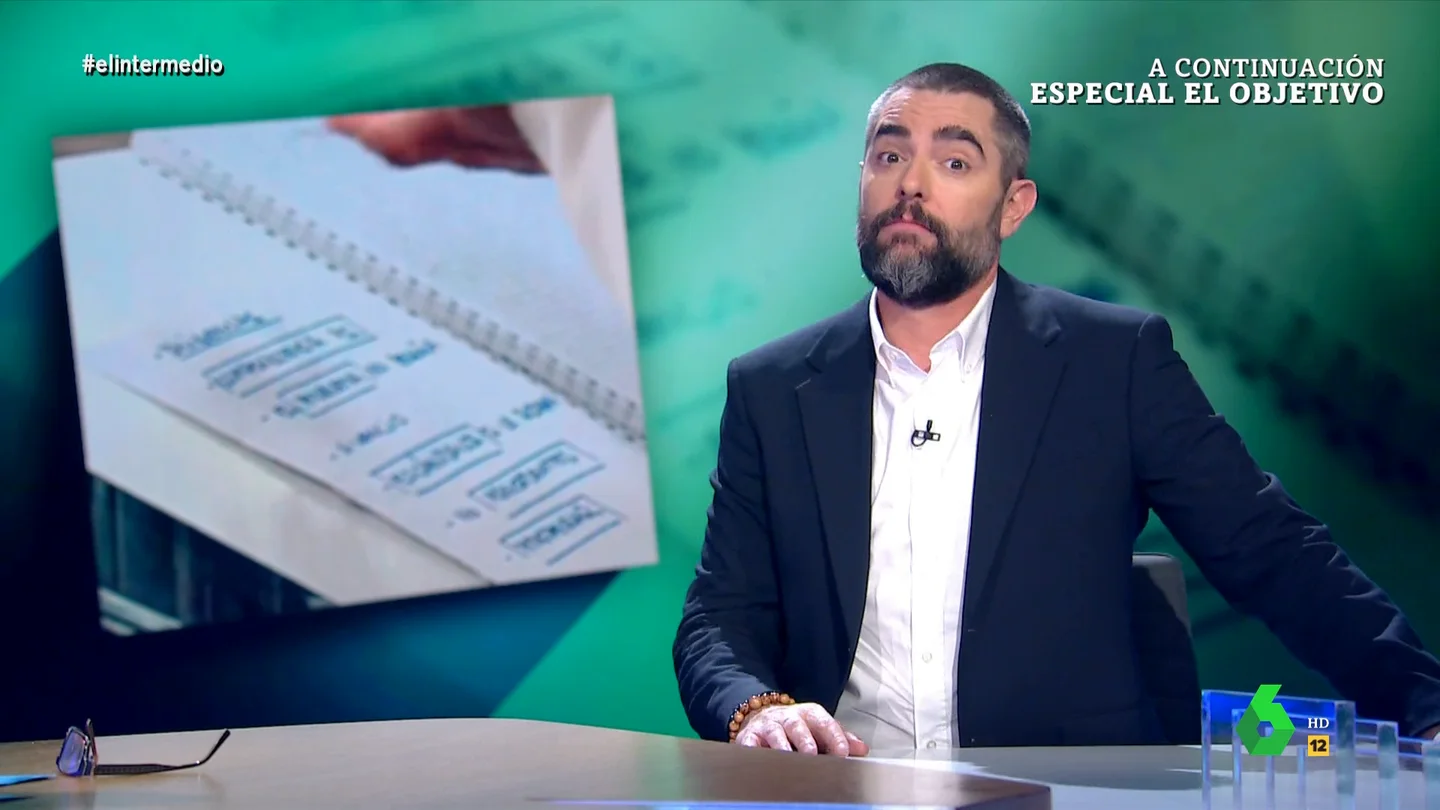 Dani Mateo analiza la rueda de prensa de una diputada del PP: "Con siete palabritas casi ha conseguido que dimita Sánchez" Dani Mateo analiza la rueda de prensa de una diputada del PP: "Con siete palabritas casi ha conseguido que dimita Sánchez"