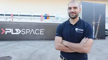 El astronauta Pablo Álvarez