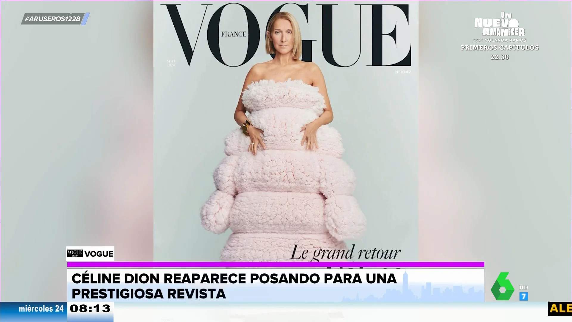 Céline Dion, sobre el síndrome de la persona rígida: "Debo aprender a vivir con esta condición, dejando de cuestionarme"