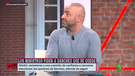ARV- Rafa López, tras la carta de Sánchez: "Estamos en un proceso de rehumanización del presidente" ARV- Rafa López, tras la carta de Sánchez: "Estamos en un proceso de rehumanización del presidente"