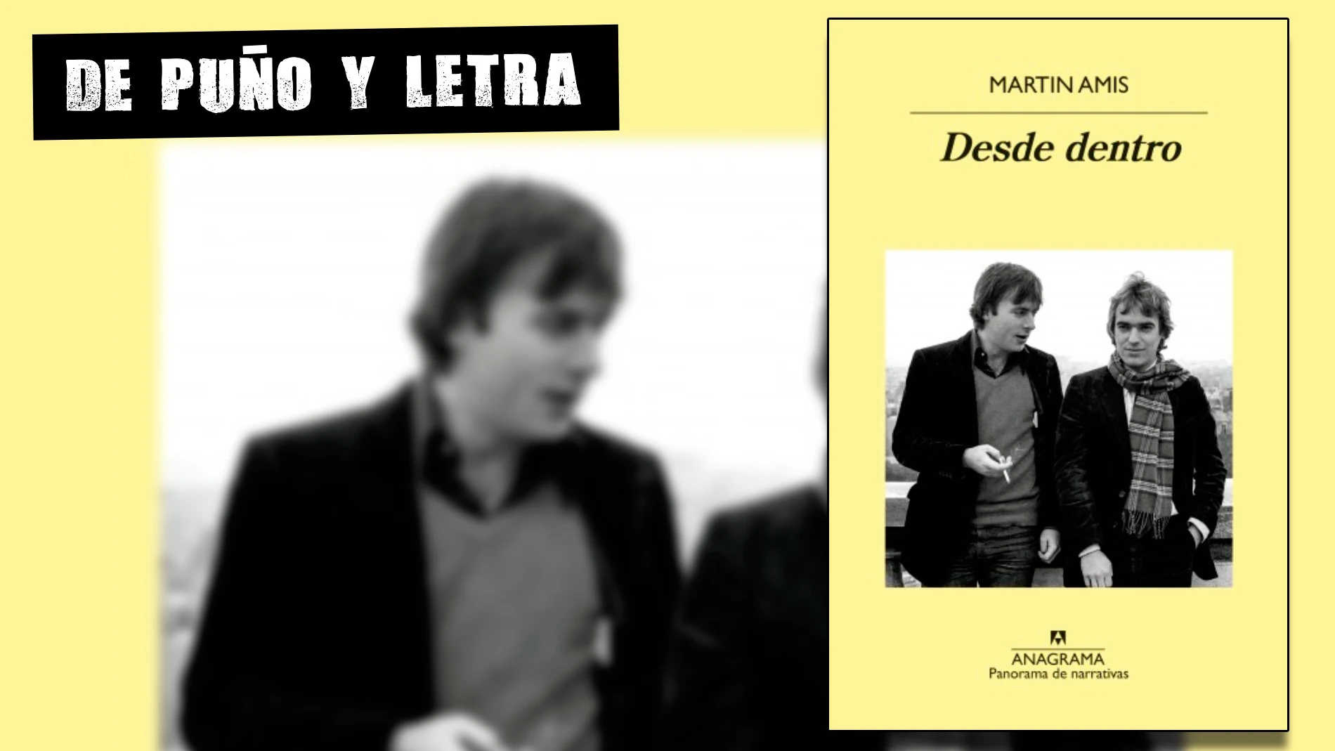 Portada de 'Desde dentro', de Martin Amis. Portada de 'Desde dentro', de Martin Amis.
