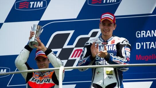 Dani Pedrosa y Jorge Lorenzo 