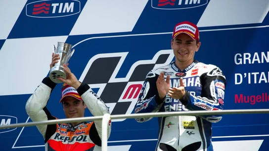 Dani Pedrosa y Jorge Lorenzo Dani Pedrosa y Jorge Lorenzo