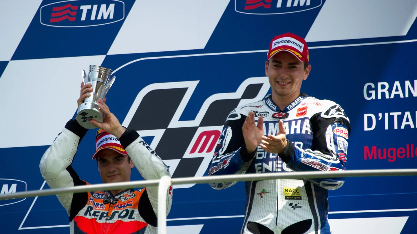 Dani Pedrosa y Jorge Lorenzo Dani Pedrosa y Jorge Lorenzo