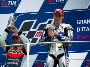 Dani Pedrosa y Jorge Lorenzo 