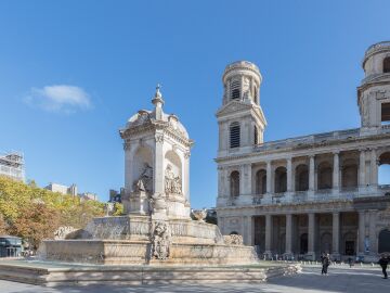 Iglesia de Saint-Sulpice de París. Francia