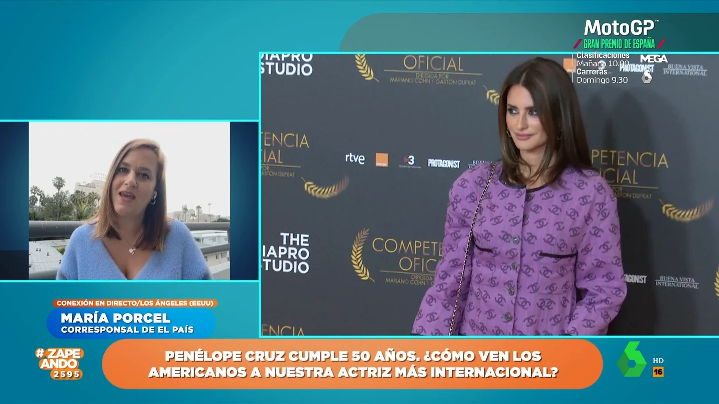 ¿Qué opinan sobre Penélope Cruz en Hollywood el día que cumple 50 años? María Porcel lo desvela en Zapeando ¿Qué opinan sobre Penélope Cruz en Hollywood el día que cumple 50 años? María Porcel lo desvela en Zapeando