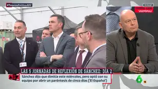 ARV - El pronóstico de Gabriel Sanz: &quot;No tengo claro que Pedro Sánchez se vaya a quedar, tiene mala salida porque se ha puesto el listón muy alto&quot;