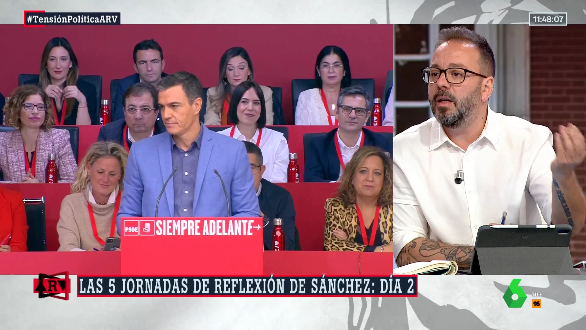 ARV - La advertencia de Antonio Maestre ante la decisión de Pedro Sánchez: "Me asquea profundamente que alguien no vea la gravedad que hay aquí" ARV - La advertencia de Antonio Maestre ante la decisión de Pedro Sánchez: "Me asquea profundamente que alguien no vea la gravedad que hay aquí"