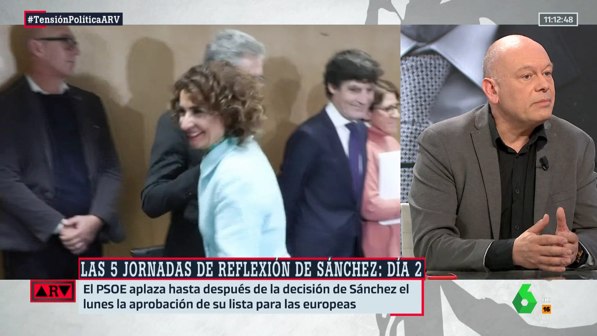 ARV | Gabriel Sanz, sobre Montero "protagonista" en el Comité Federal del PSOE: "Es la mejor colocada para suceder a Sánchez"