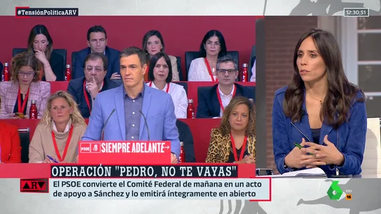 Pilar Velasco asegura que el entorno de Pedro Sánchez empieza a percibir que puede irse Pilar Velasco asegura que el entorno de Pedro Sánchez empieza a percibir que puede irse