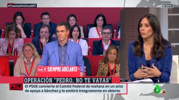 Pilar Velasco asegura que el entorno de Pedro Sánchez empieza a percibir que puede irse