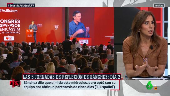 ARV - Carmen Morodo: "Hay mucha t&aacute;ctica y mucha estrategia en la decisi&oacute;n de Pedro S&aacute;nchez"