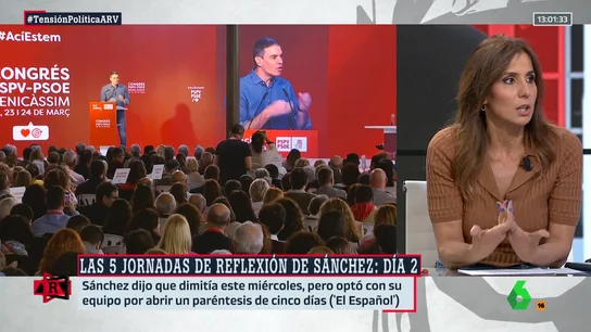 ARV - Carmen Morodo: "Hay mucha táctica y mucha estrategia en la decisión de Pedro Sánchez" ARV - Carmen Morodo: "Hay mucha táctica y mucha estrategia en la decisión de Pedro Sánchez"