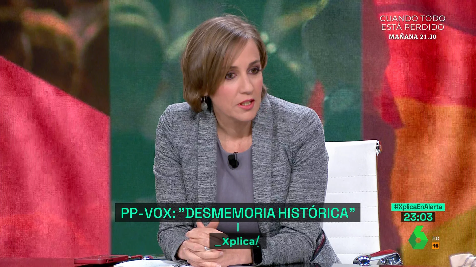 XPLICA Tania Sánchez: "Hay una obsesión de Vox en reescribir la historia"