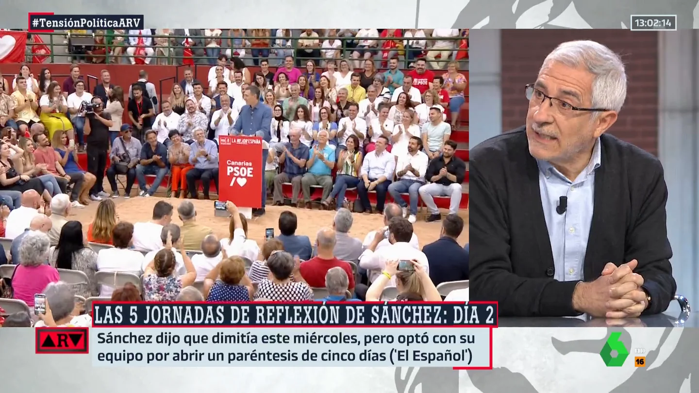 Gaspar Llamazares en ARV sobre Sánchez Gaspar Llamazares en ARV sobre Sánchez