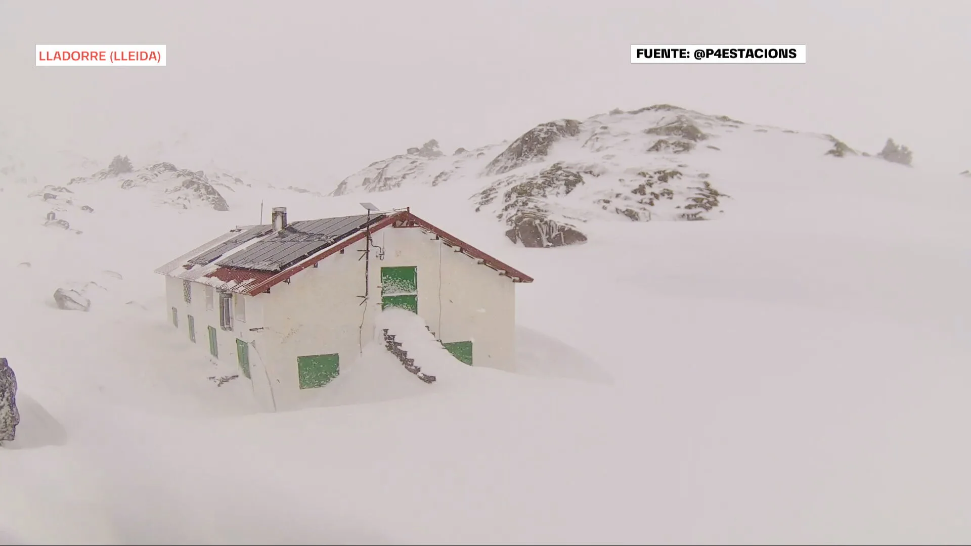 Nieve en el Pirineo