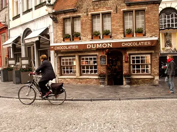 Chocolatería artesanal en Brujas, Bélgica Chocolatería artesanal en Brujas, Bélgica